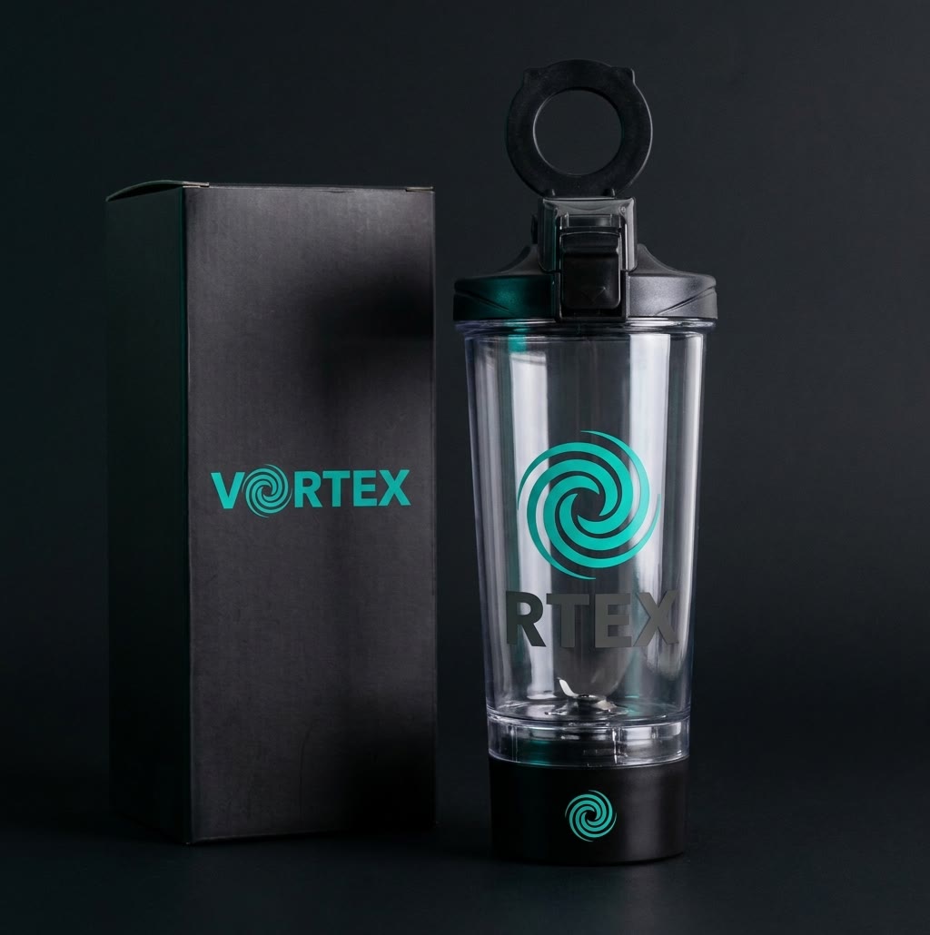 שייקר VORTEX עם אריזה ממותגת
